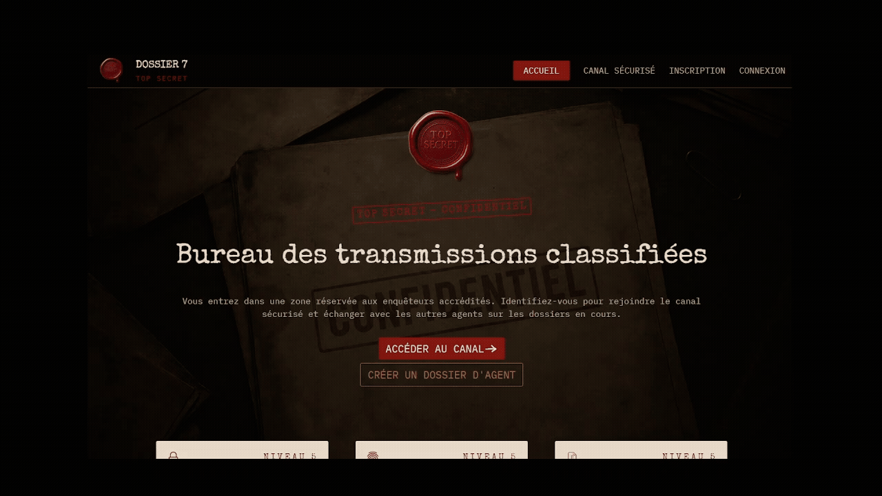 Screenshot du projet Mini Chat